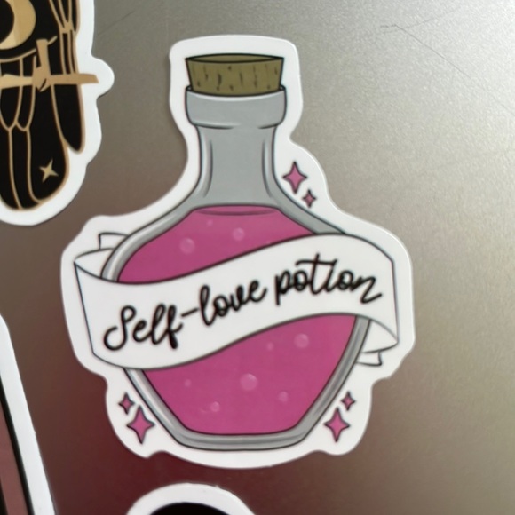 Set of 6 Witchy, Self Love Affirmation Waterproof Stickers - Picture 4 of 7